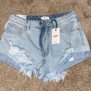Light wash, Jean shorts